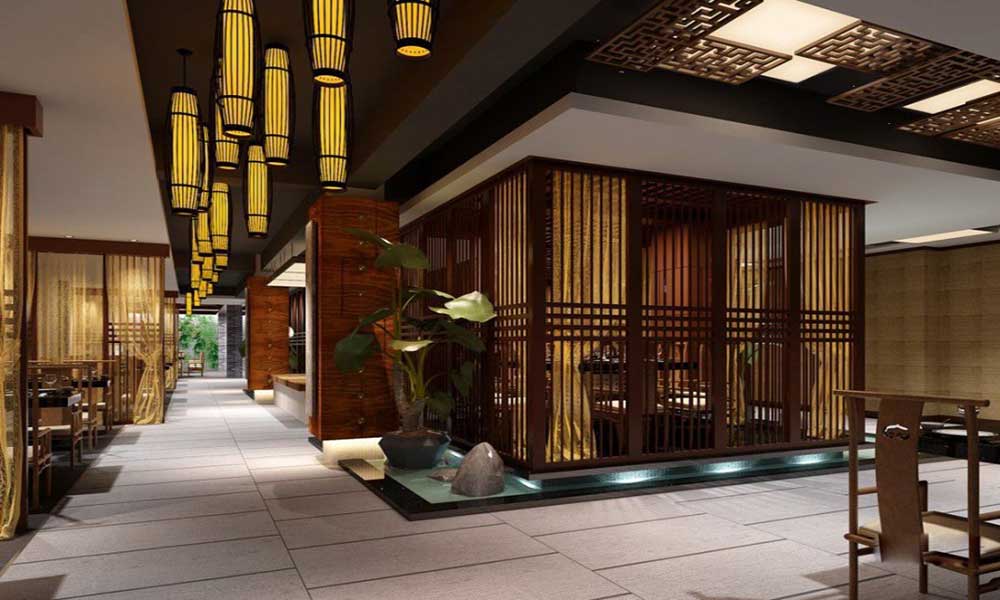 中式火锅店餐厅装修设计